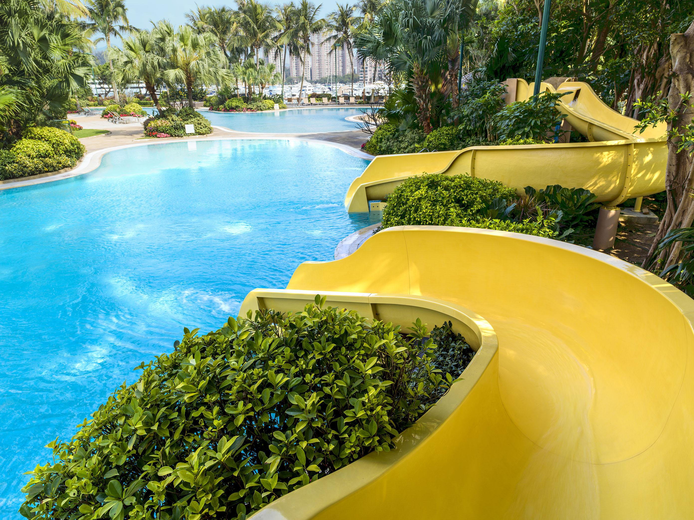 Hong Kong Gold Coast Hotel Екстер'єр фото Water slide
